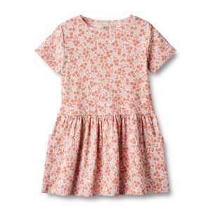 Birthe jersey kjole - rose flowers - 116