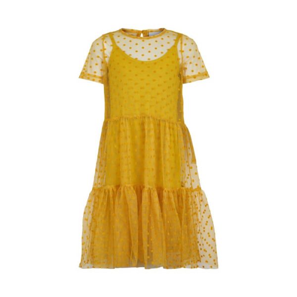 THE NEW - Uma Twist Dress Kjole - Yellow - 5/6 år